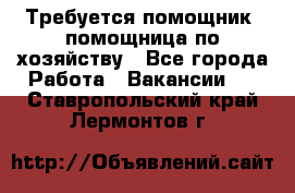 Требуется помощник, помощница по хозяйству - Все города Работа » Вакансии   . Ставропольский край,Лермонтов г.